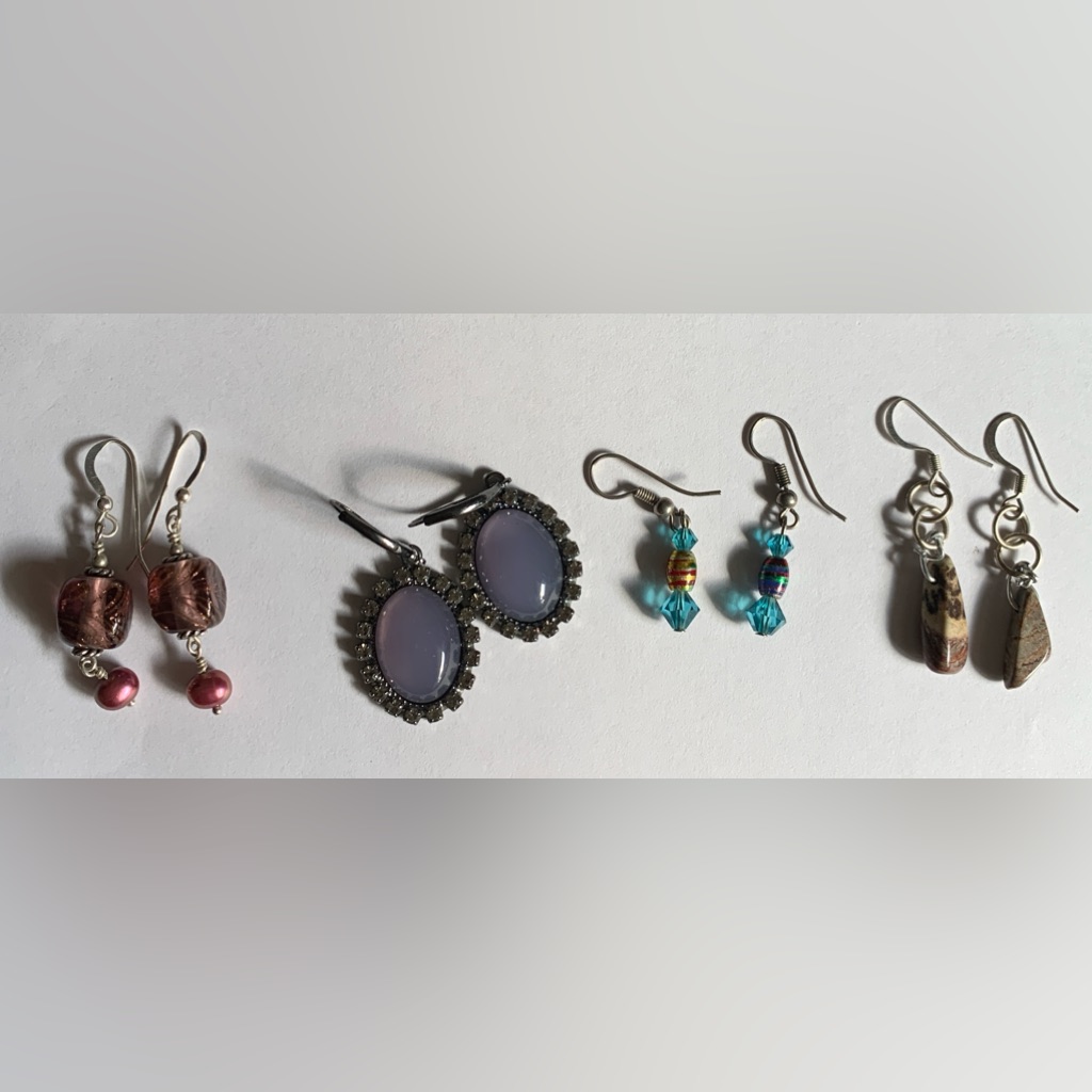 Earring Bundle - Silver Toned